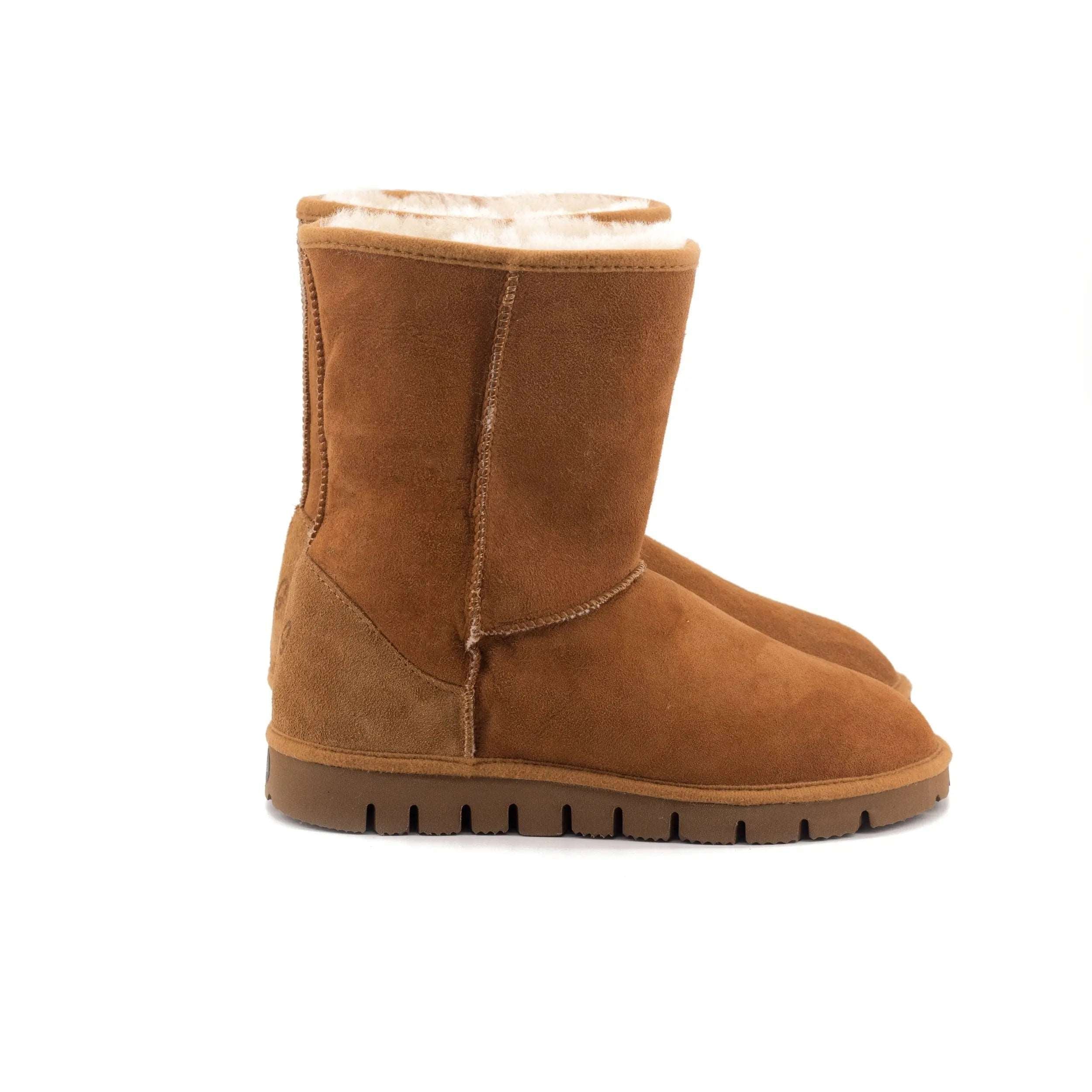 Boots camel en mouton - Dgrandiose