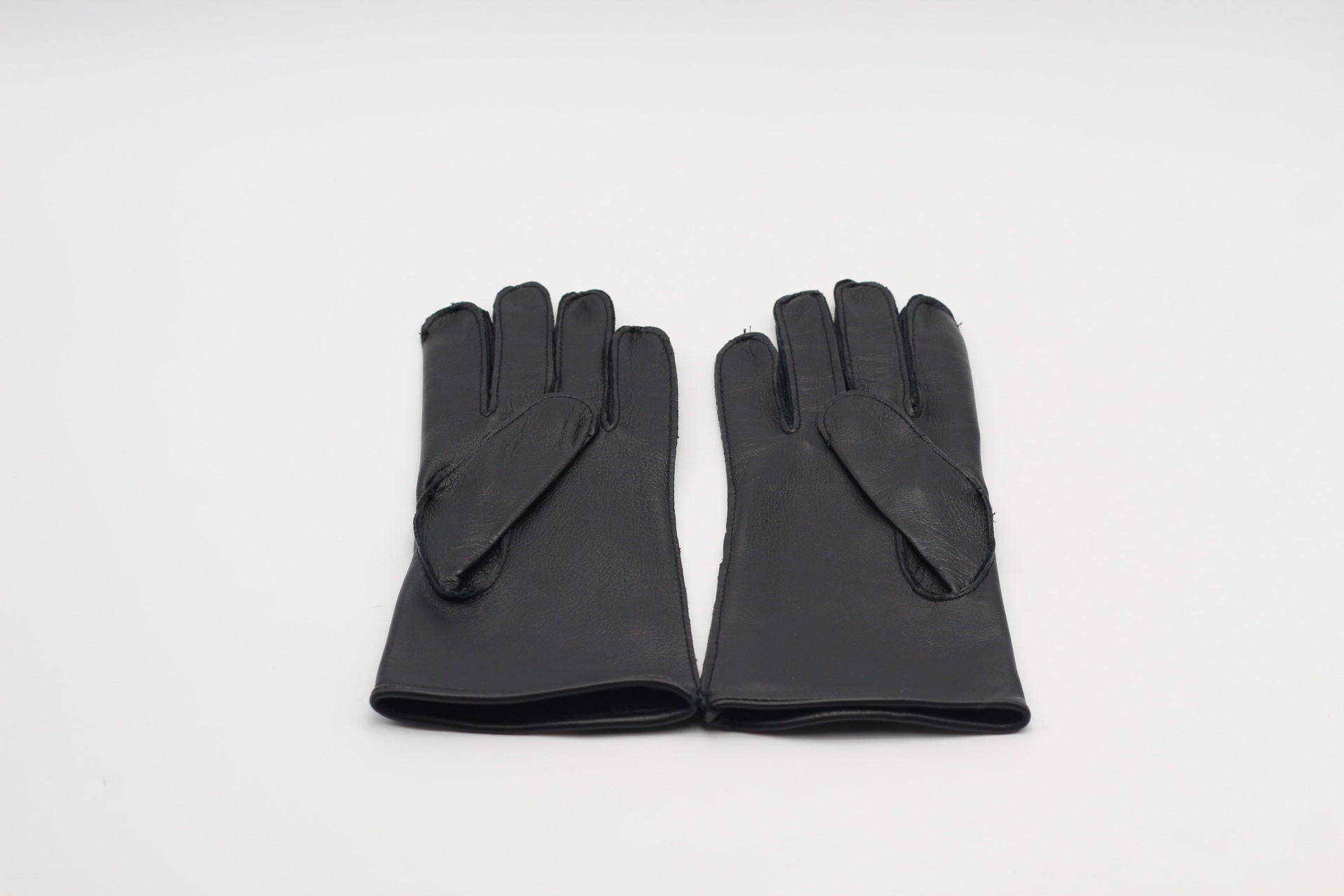 Gants cuir noir