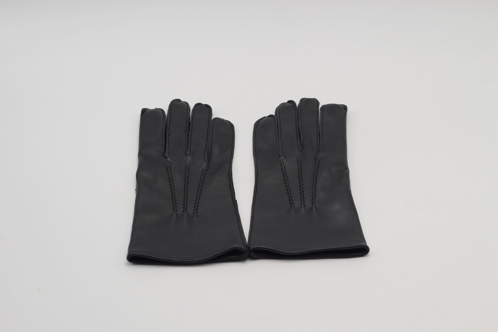 Gants cuir noir